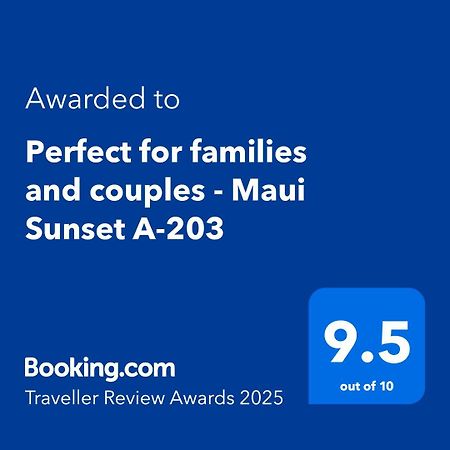 Perfect For Families And Couples - Maui Sunset A-203 Apartment Кихеи Екстериор снимка