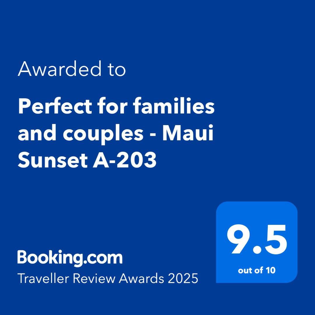 Perfect For Families And Couples - Maui Sunset A-203 Apartment Кихеи Екстериор снимка